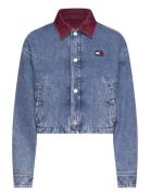 Quilted Revrsbe Boxy Jkt Ch4038 Blue Tommy Jeans