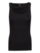 Cotton-Blend Tank Top Black Lauren Ralph Lauren