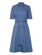 Silky Strtch Cotton-Dress Blue Lauren Ralph Lauren