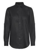 Linen Shirt Black Lauren Ralph Lauren