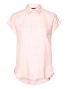 Linen Dolman-Sleeve Shirt Pink Lauren Ralph Lauren