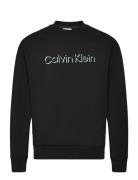 Shadow Embossed Logo Sweatshirt Black Calvin Klein