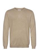 Ecovero L/S O-Neck Knit Beige Lindbergh