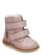 Boots - Flat - With Velcro Pink ANGULUS