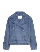 Short Denim Trench Blue Tom Tailor