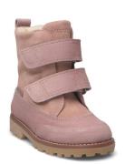 Boots - Flat - With Velcro Pink ANGULUS