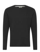 Akkikki L/S Waffle Tee Black Anerkjendt