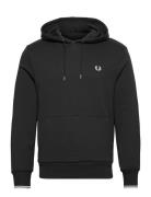 Tipped Hooded Sweatsh Black Fred Perry