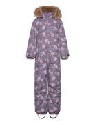 Snow Suit Aop Purple Minymo