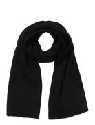 Slfmaline Knit Scarf Noos Black Selected Femme