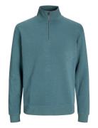 Jjebradley Sweat Half Zip Noos Blue Jack & J S