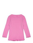 Nmfnimisa Ls Slim Top Pink Name It