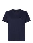 Ss Pocket Tee Navy Lee Jeans