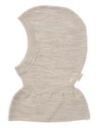 Lt. Knitted Merino Balaclava With Frill Beige Copenhagen Colors