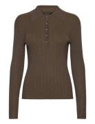 Anem Bbcathrin Knit Blouse Brown Bruuns Bazaar