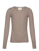 Petriciasy T-Shirt Long Sleeve Brown Sofie Schnoor Young