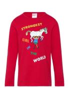 Strongest Girl Shirt Red Martinex