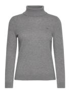 Extrafine Lambswool Blend Rollneck Grey GANT