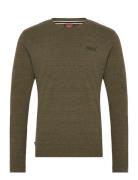 Essential Logo Long Sleeve Top Green Superdry