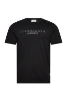 Copenhagen Print Tee S/S Black Lindbergh