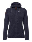 Hareid Fleece W Jacket Blue Bergans