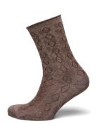 Pytha Glitter Socks Brown Mp Denmark