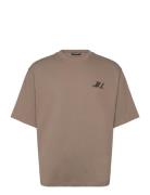 Cameron Loose Tee Beige J. Lindeberg