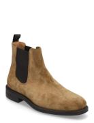 Slhjoseph Suede Chelsea Boot Brown Selected Homme