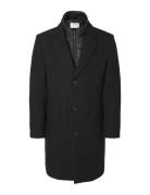 Slhnew Joseph Coat Noos Black Selected Homme