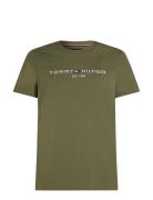 Tommy Logo Tee Green Tommy Hilfiger