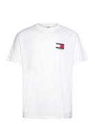 Tjm Reg Rwb Sig Flag Tee Ext White Tommy Jeans