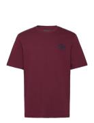 Small Crest Embro Tee Burgundy Tommy Hilfiger