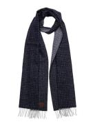 Double Face Scarf Navy Amanda Christensen