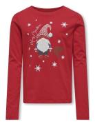 Kogxmas Life Yrsa Life Reg L/S Top Jrs Red Kids Only