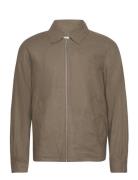 Constantin Coach Jacket Brown Les Deux