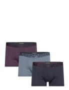 Men's Knit 3-Pack Trunk Blue Emporio Armani