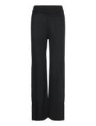 Loose Knit Trousers Black Rosemunde