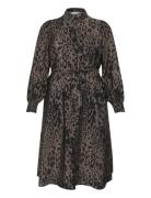 Kcjola Shirt Dress Patterned Kaffe Curve