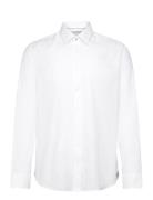 Structured Engineered Slim Shirt White Michael Kors