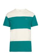 Bar Stripe Ss T-Shirt Green GANT