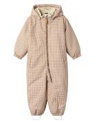 Nmflasnow10 Suit Aop 1Fo Lil Beige Lil'Atelier