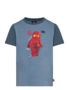 Lwtano 606 - T-Shirt S/S Blue LEGO Kidswear