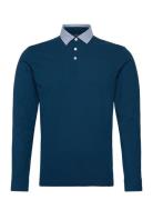 Woven Collar Ls Blue Hackett London