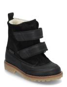 Boots - Flat - With Velcro Black ANGULUS