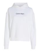 Hero Logo Hoodie White Calvin Klein