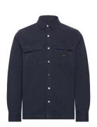 Canvas Workwear Overshirt Navy Superdry