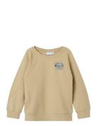 Nmmobanno Ls Loose Sweat Bru Pb Beige Name It