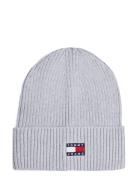 Tjm Heritage Core Beanie Grey Tommy Hilfiger