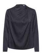 Jade Blouse Navy Ahlvar Gallery