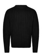 Jjcarter Knit Crew Neck Black Jack & J S